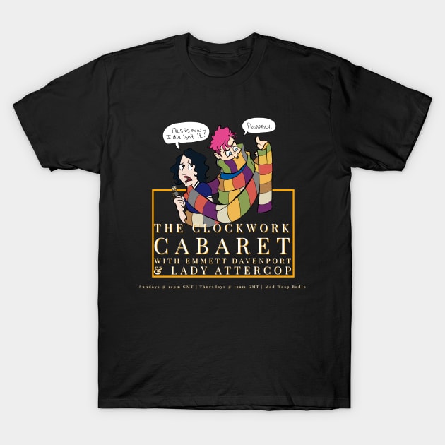 The Clockwork Cabaret T-Shirt by Agony Aunt Studios